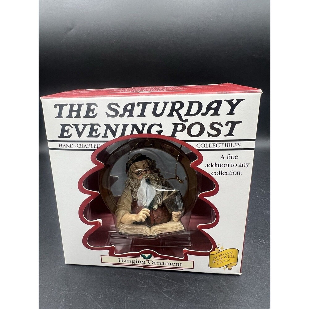 1998 CURTIS PUBLISHING CO. NORMAN ROCKWELL SATURDAY EVENING POST ORNAMENT